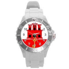 Gibraltar Round Plastic Sport Watch (l) by tony4urban