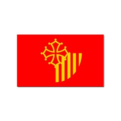 Languedoc Roussillon Flag Sticker (rectangular) by tony4urban