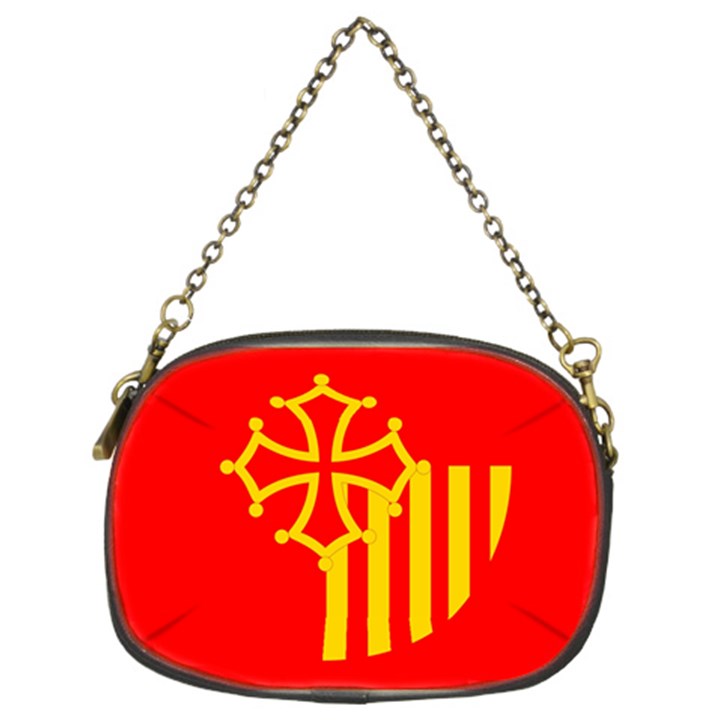 Languedoc Roussillon Flag Chain Purse (Two Sides)