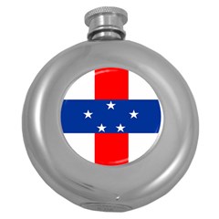 Netherlands Antilles Round Hip Flask (5 Oz) by tony4urban