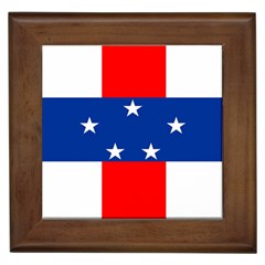 Netherlands Antilles Framed Tile by tony4urban