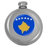 Kosovo Round Hip Flask (5 oz) Front