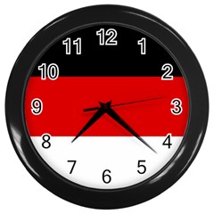 Berlin Old Flag Wall Clock (black) by tony4urban