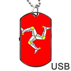 Isle Of Man Dog Tag Usb Flash (one Side) by tony4urban