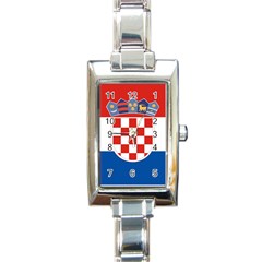 Croatia Rectangle Italian Charm Watch by tony4urban