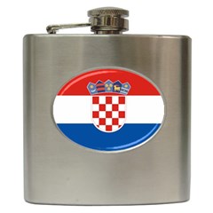 Croatia Hip Flask (6 Oz) by tony4urban