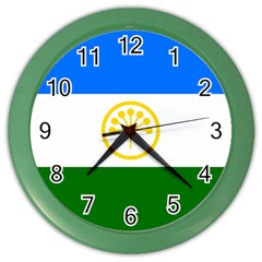 Bashkortostan Flag Color Wall Clock by tony4urban