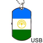 Bashkortostan Flag Dog Tag USB Flash (One Side) Front