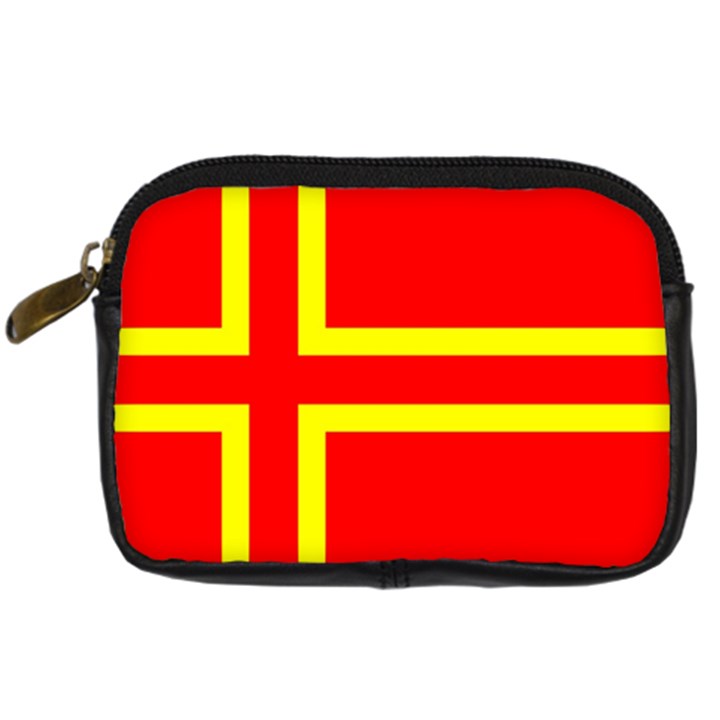 Normandy Flag Digital Camera Leather Case