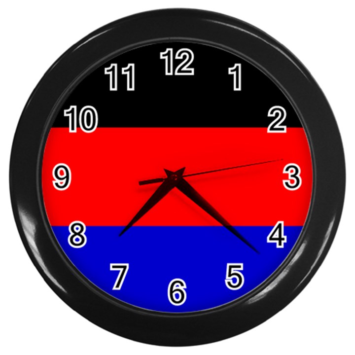 East Frisia Flag Wall Clock (Black)