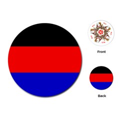 East Frisia Flag Playing Cards Single Design (round) by tony4urban