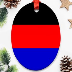 East Frisia Flag Oval Ornament (two Sides) by tony4urban