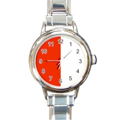 Derry Flag Round Italian Charm Watch by tony4urban