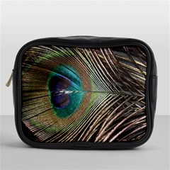 Peacock Mini Toiletries Bag (one Side) by StarvingArtisan