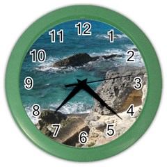 Isla Mujeres Mexico Color Wall Clock by StarvingArtisan