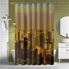 Buenos Aires City Aerial View002 Shower Curtain 48  X 72  (small)  by dflcprintsclothing