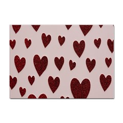 Valentine Day Heart Love Pattern Sticker A4 (100 Pack) by artworkshop