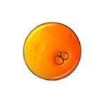 Wallpaper Liquid Bubbles Macro Orange Bright Hat Clip Ball Marker (4 pack) Front