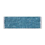 White And Blue Brick Wall Sticker Bumper (100 pack) Front