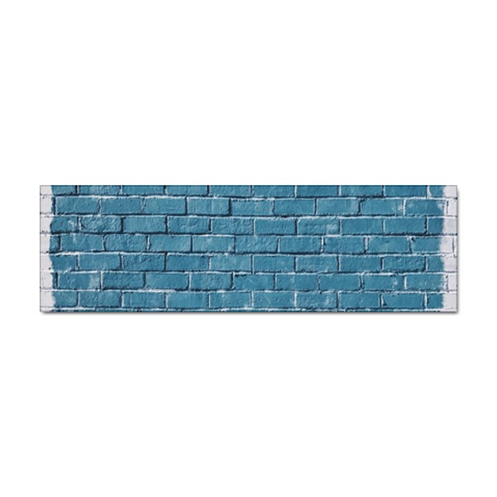 White And Blue Brick Wall Sticker Bumper (100 pack)