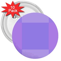 Pixel Plaid Lilac Lavender Mauve Violet Purple  3  Buttons (10 Pack)  by Mazipoodles