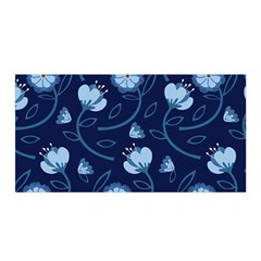 Flower Satin Wrap 35  X 70  by zappwaits