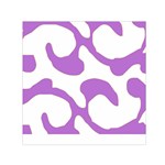 Abstract Pattern Purple Swirl T- Shirt Abstract Pattern Purple Swirl T- Shirt Square Satin Scarf (30  x 30 ) Front