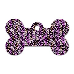 Leopard Dog Tag Bone (two Sides) by DinkovaArt