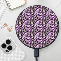 Leopard Wireless Fast Charger(black) by DinkovaArt