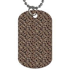 Purple Leopard 05 Dog Tag (one Side) by DinkovaArt