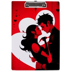 3 - Science Love And Art 2 - Science Love And Art A4 Acrylic Clipboard by LemonPear