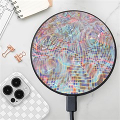 Pattern Texture Design Wireless Fast Charger(black) by artworkshop