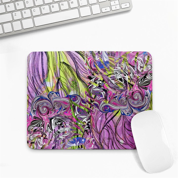 Abstract intarsio Small Mousepad