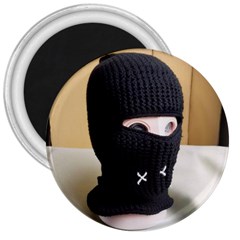 Ski Mask  3  Magnets by Holyville