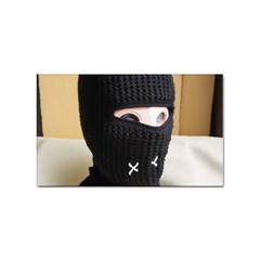 Ski Mask  Sticker Rectangular (100 Pack) by Holyville