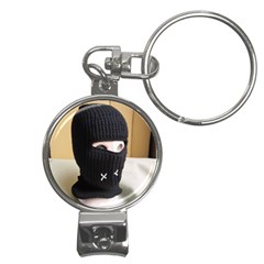 Ski Mask  Nail Clippers Key Chain by Holyville