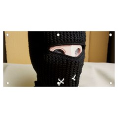 Ski Mask  Banner And Sign 6  X 3  by Holyville