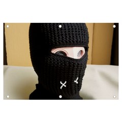 Ski Mask  Banner And Sign 6  X 4  by Holyville