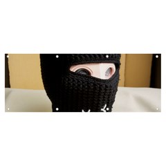 Ski Mask  Banner And Sign 8  X 3  by Holyville