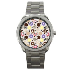 Donuts! Sport Metal Watch by fructosebat