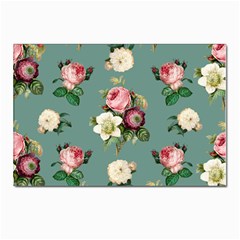 Victorian Floral Postcard 4 x 6  (pkg Of 10) by fructosebat