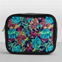 Neon Leaves Mini Toiletries Bag (one Side) by fructosebat