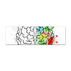 Brain-mind-psychology-idea-drawing Sticker Bumper (10 Pack) by Jancukart