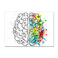 Brain-mind-psychology-idea-drawing Sticker A4 (10 Pack) by Jancukart