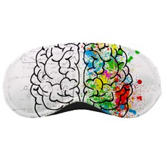 Brain-mind-psychology-idea-drawing Sleeping Mask by Jancukart