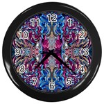 Abstract Blend Repeats Wall Clock (Black) Front