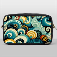 Waves Toiletries Bag (one Side) by fructosebat