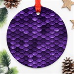 Purple Scales! Ornament (Round) Front