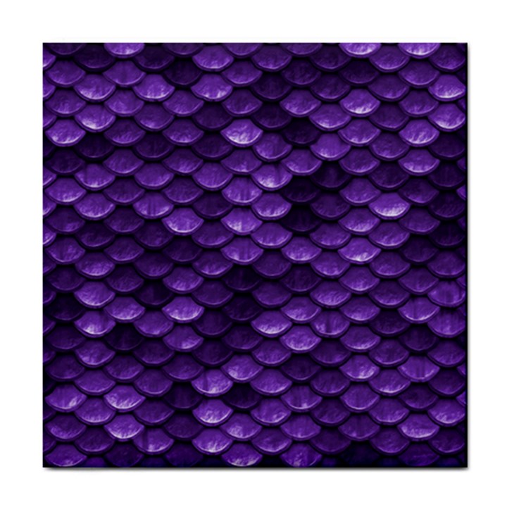 Purple Scales! Tile Coaster