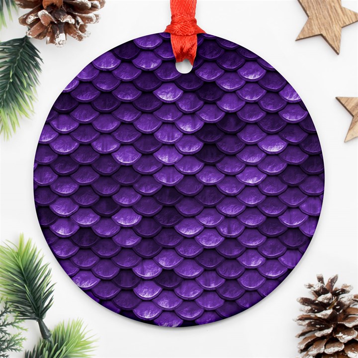 Purple Scales! Ornament (Round)